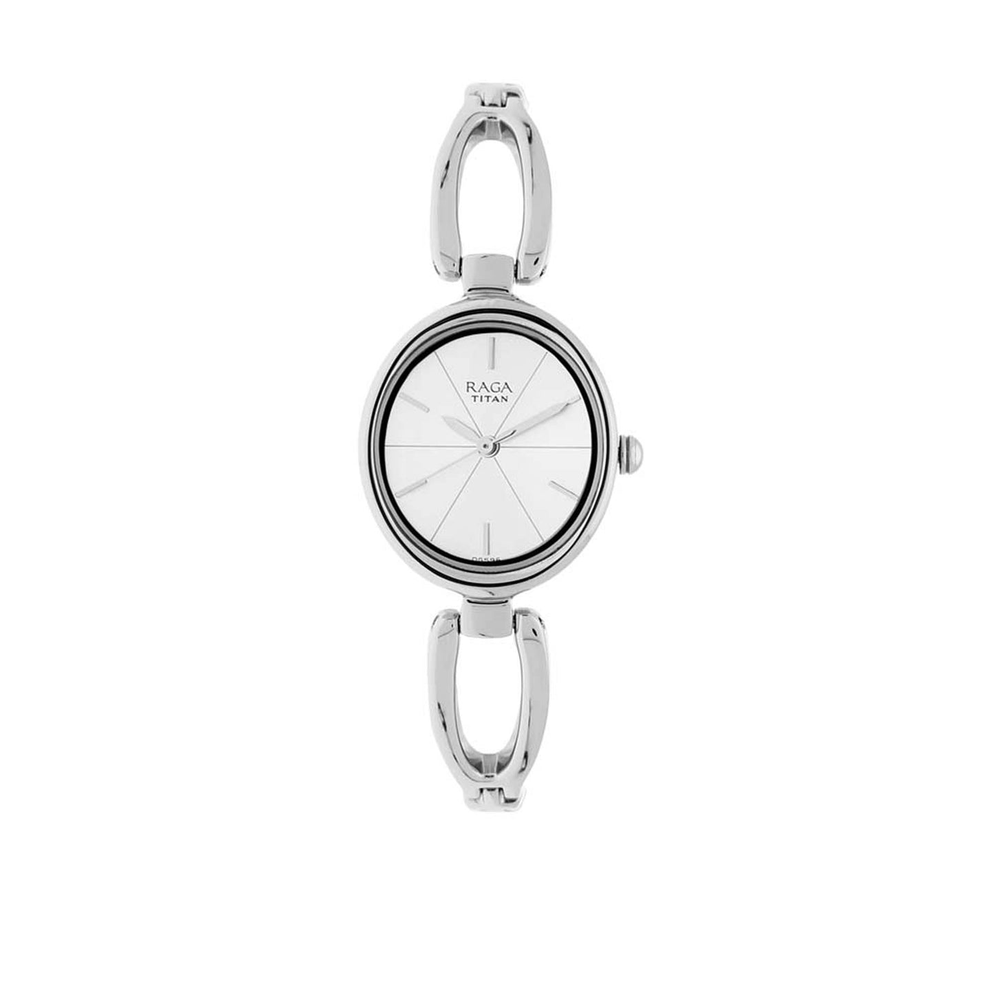 Titan Raga Viva Silver Dial Analog Metal Strap Watch for Women