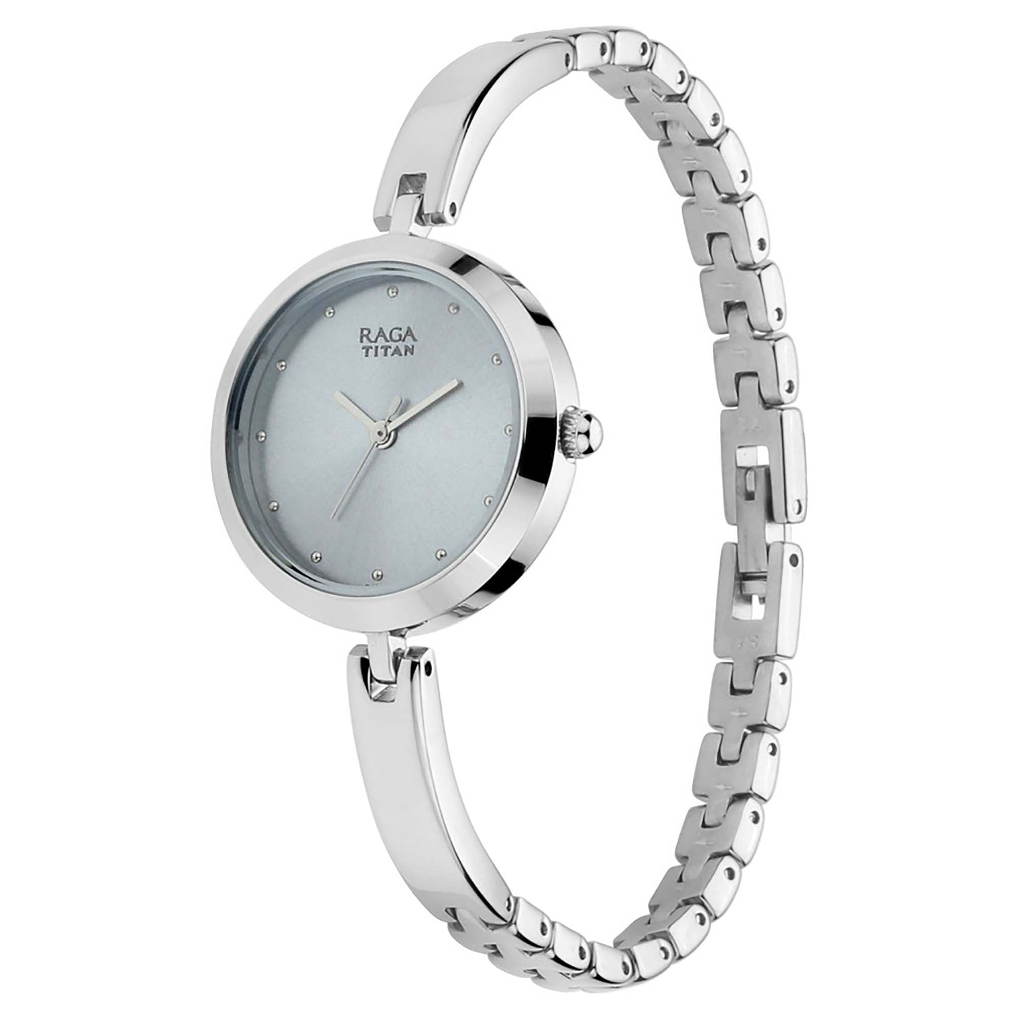 Titan Raga Viva Grey Dial Women Watch With Metal Strap