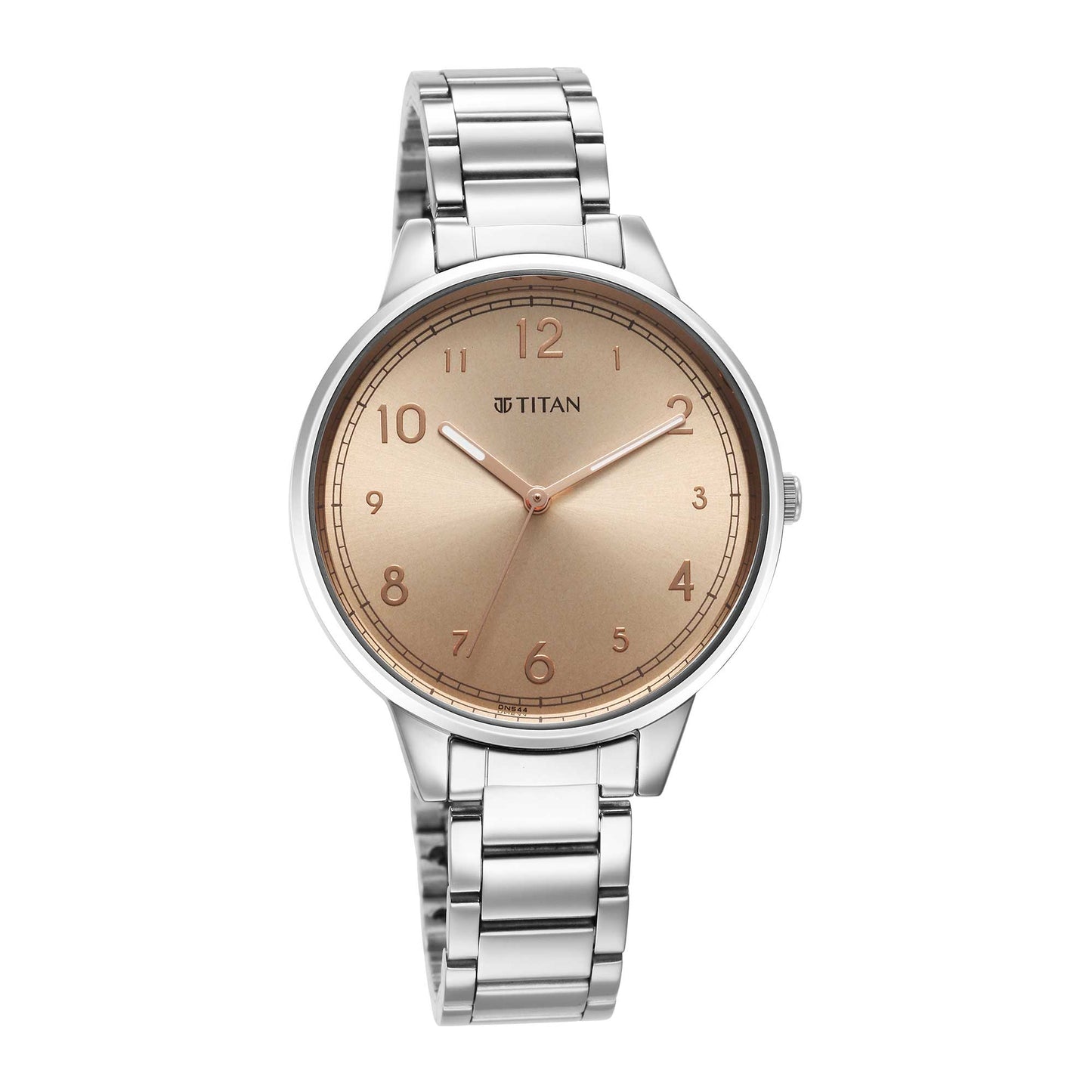 Titan Urban Rose Gold Dial Analog Metal Strap Watch for Women