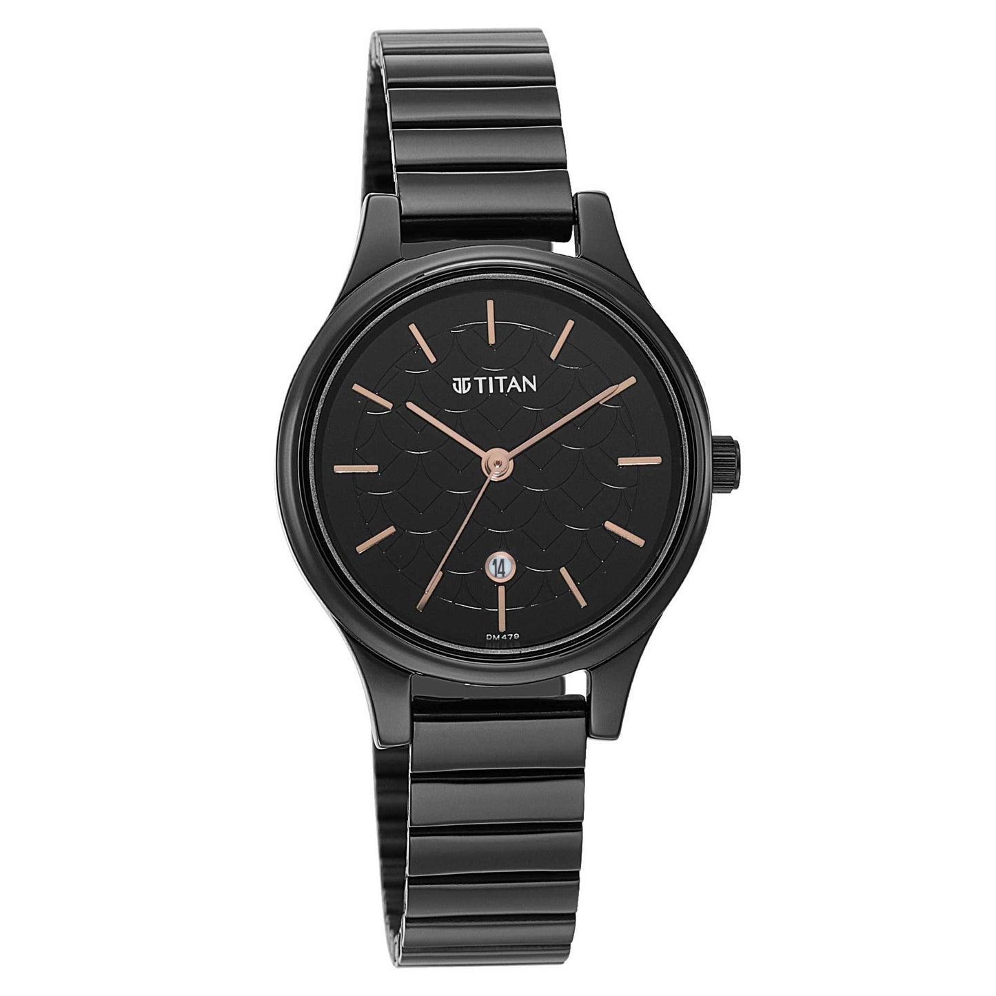 Women Karishma Black Dial Metal Strap Watch