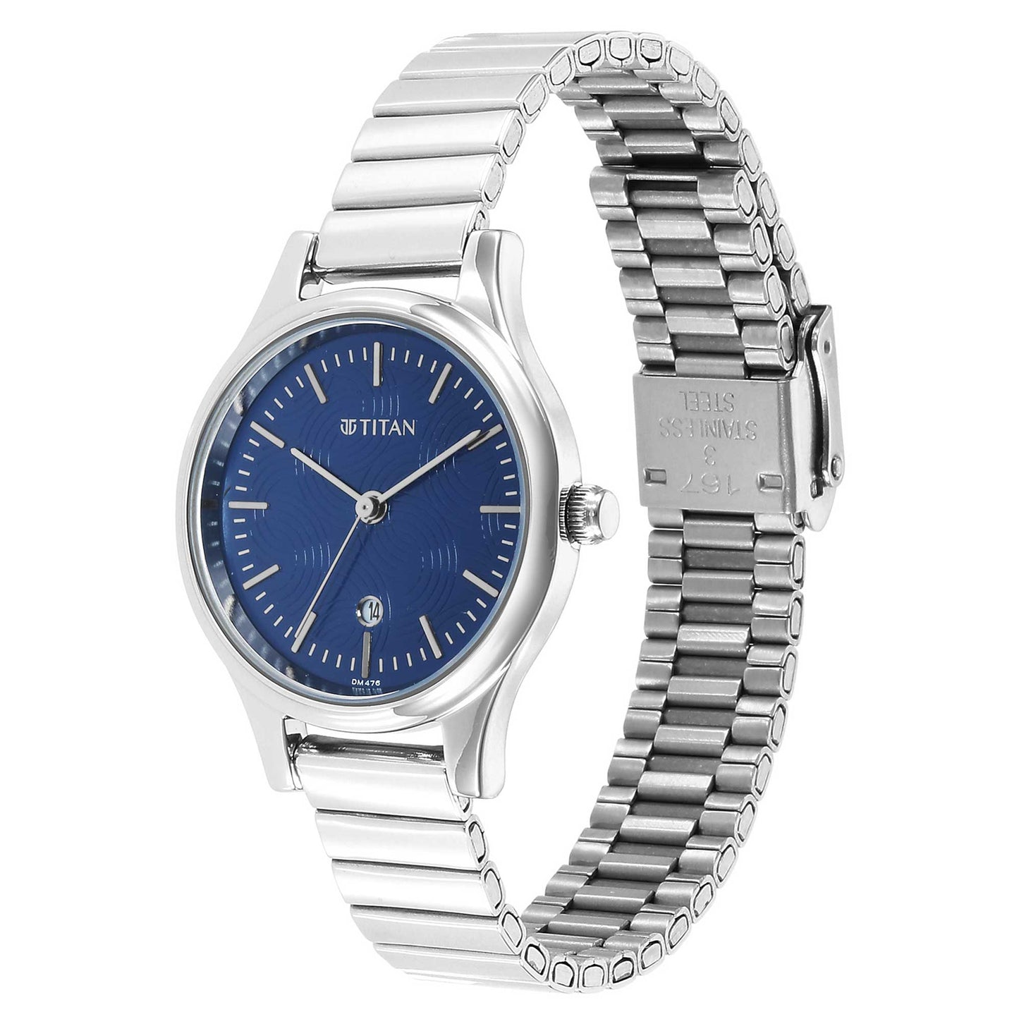 Women Karishma Blue Dial Metal Strap Watch