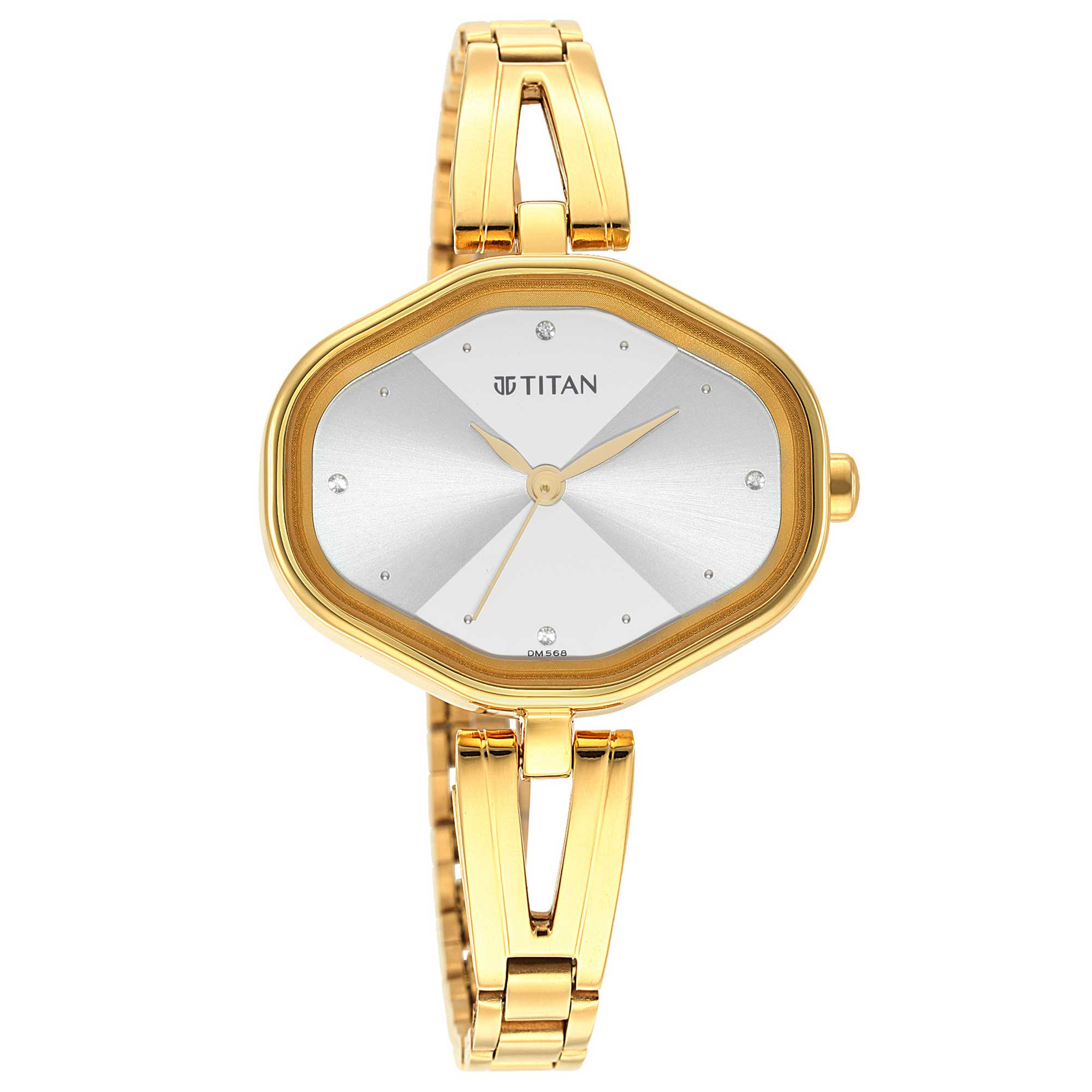 Women Karishma White Dial Metal Strap Watch