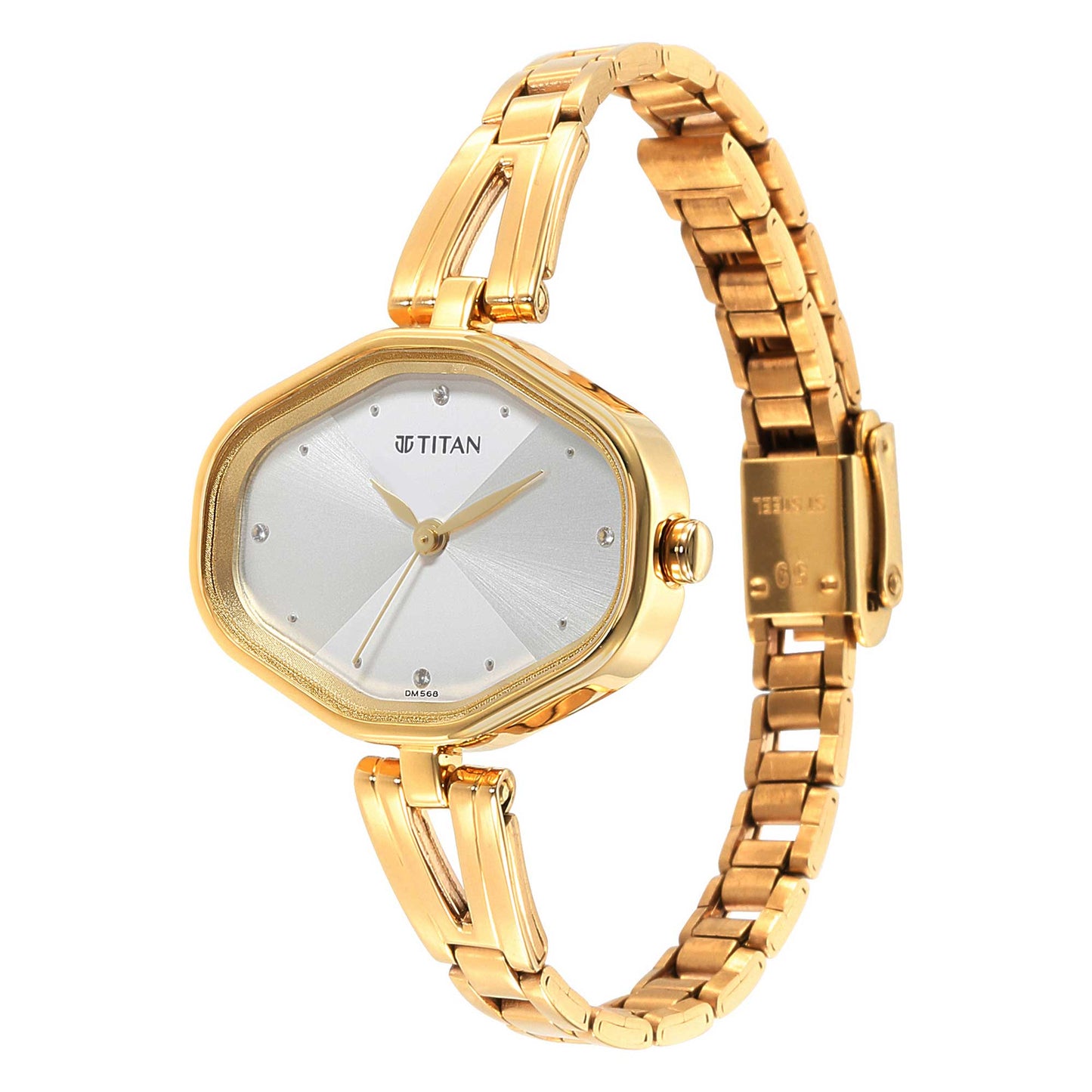 Women Karishma White Dial Metal Strap Watch