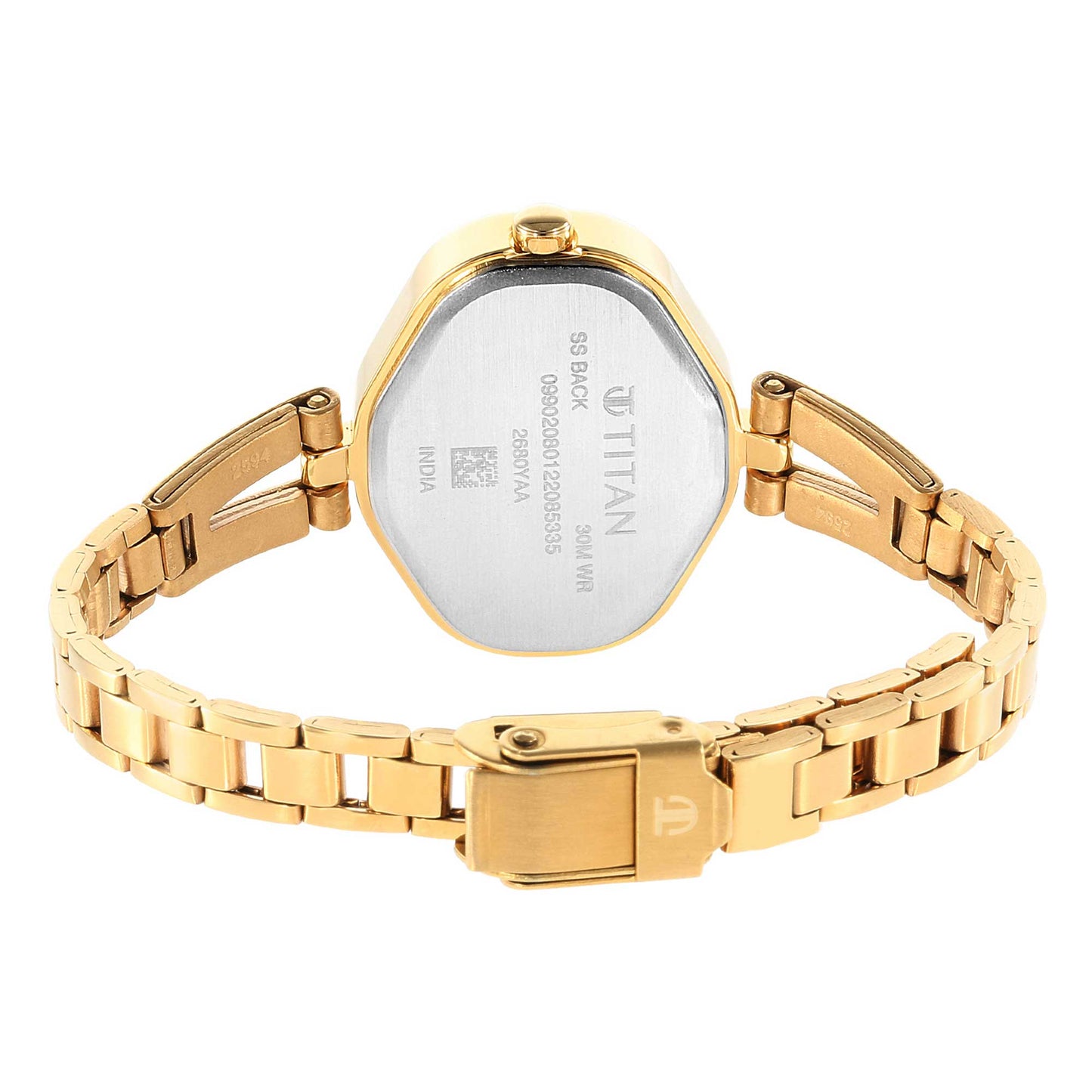 Women Karishma White Dial Metal Strap Watch